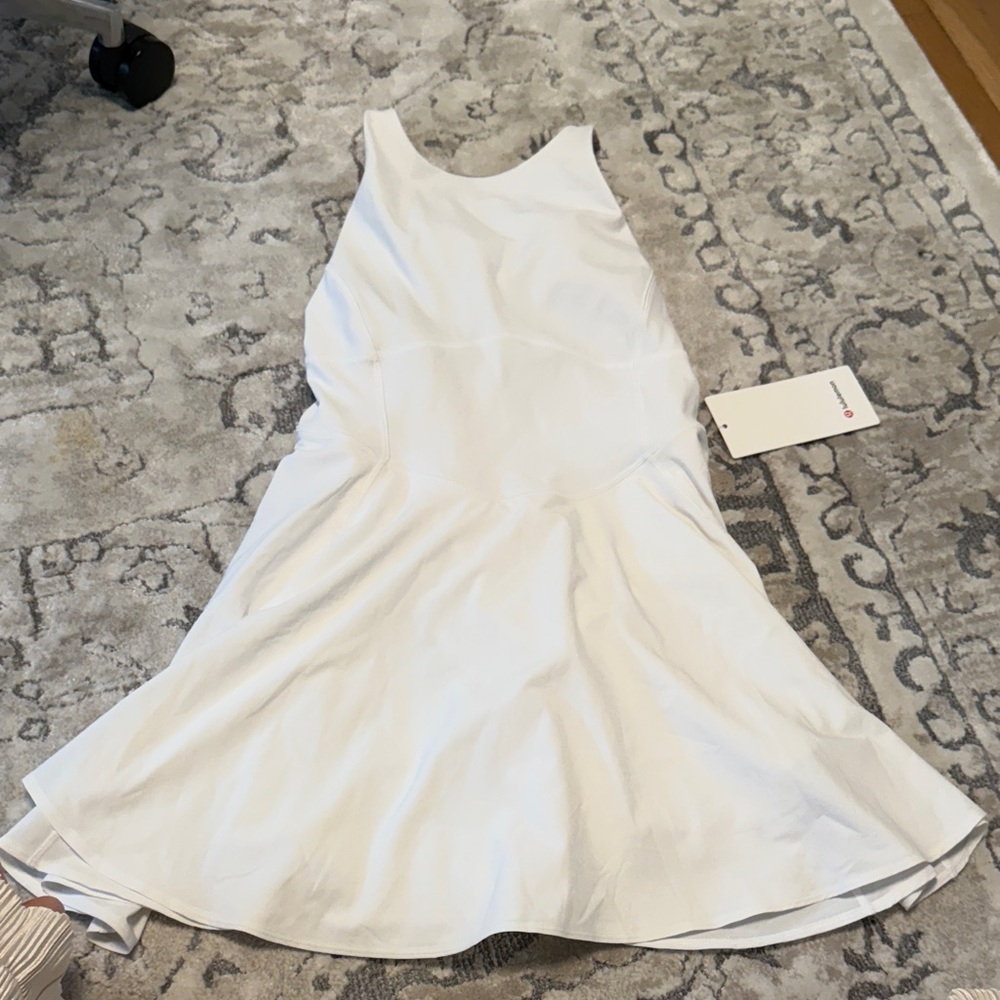 Lululemon Athletica White Backless Dress